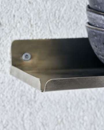 Ledge plank 80 cm - Geborsteld zilver - House Doctor