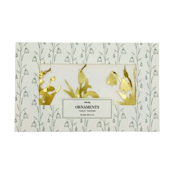 Lilly decoratiehanger 3-delig - Antiek messing - House Doctor