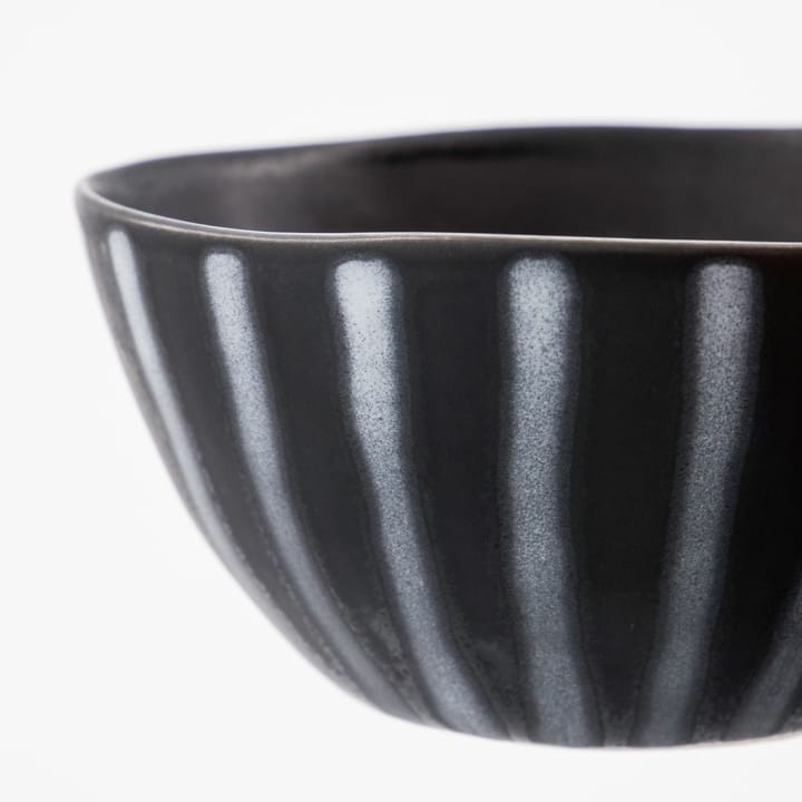 Line kom Ø12 cm, Zwart-bruin House Doctor