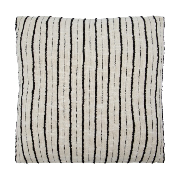 Lines kussensloop 50x50 cm - Zwart-off-white - House Doctor
