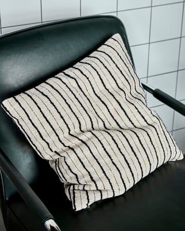 Lines kussensloop 50x50 cm - Zwart-off-white - House Doctor