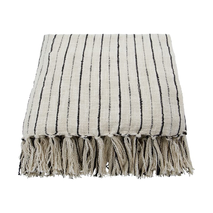 Lines overtrek 130x180 cm - Zwart-off-white - House Doctor