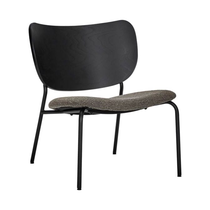 Longa lounge stoel stalen frame, Bruin boek House Doctor