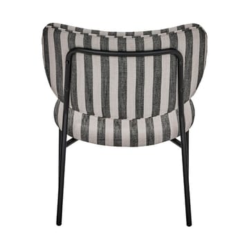 Longa lounge stoel stalen frame - Zwart-wit - House Doctor