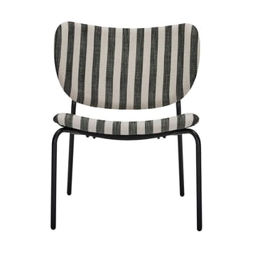 Longa lounge stoel stalen frame - Zwart-wit - House Doctor