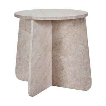 Marb bijzettafeltje 48x48x40 cm - Beige marmer - House Doctor