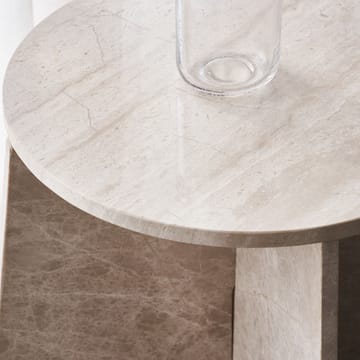 Marb bijzettafeltje 48x48x40 cm - Beige marmer - House Doctor