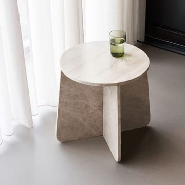 Marb bijzettafeltje 48x48x40 cm - Beige marmer - House Doctor