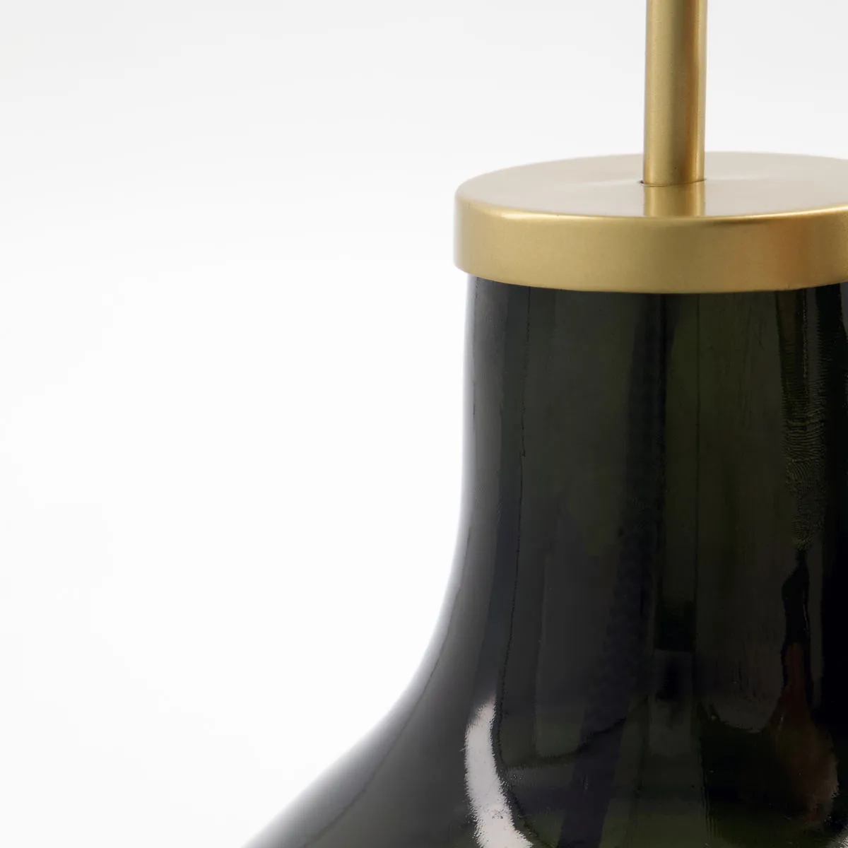 Matte tafellamp, Groen-wit House Doctor