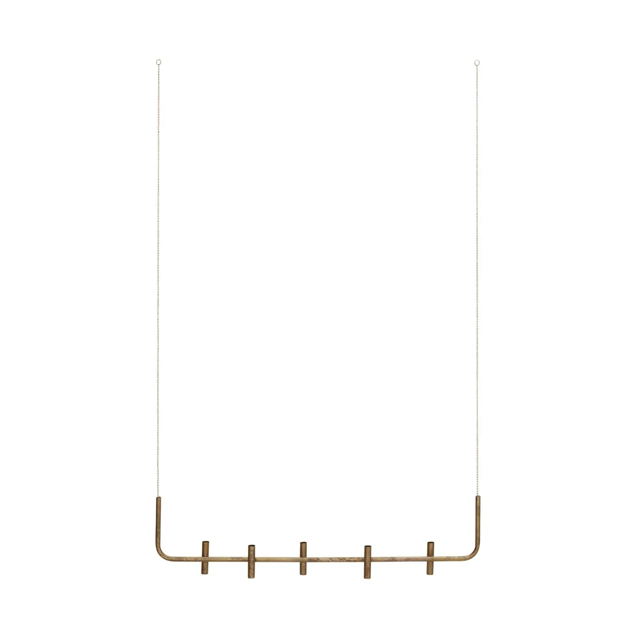 Maxi kandelaar 102 cm, Antiek messing House Doctor