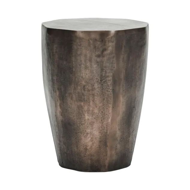 Meta bijzettafel Ø33 cm, Antiek messing House Doctor