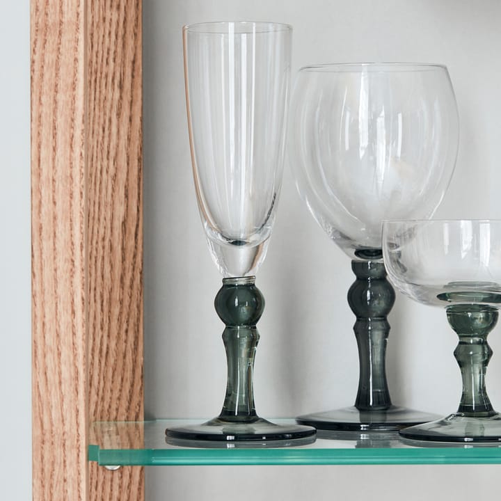 Meyer champagneglas 25 cl - Clear-grey - House Doctor