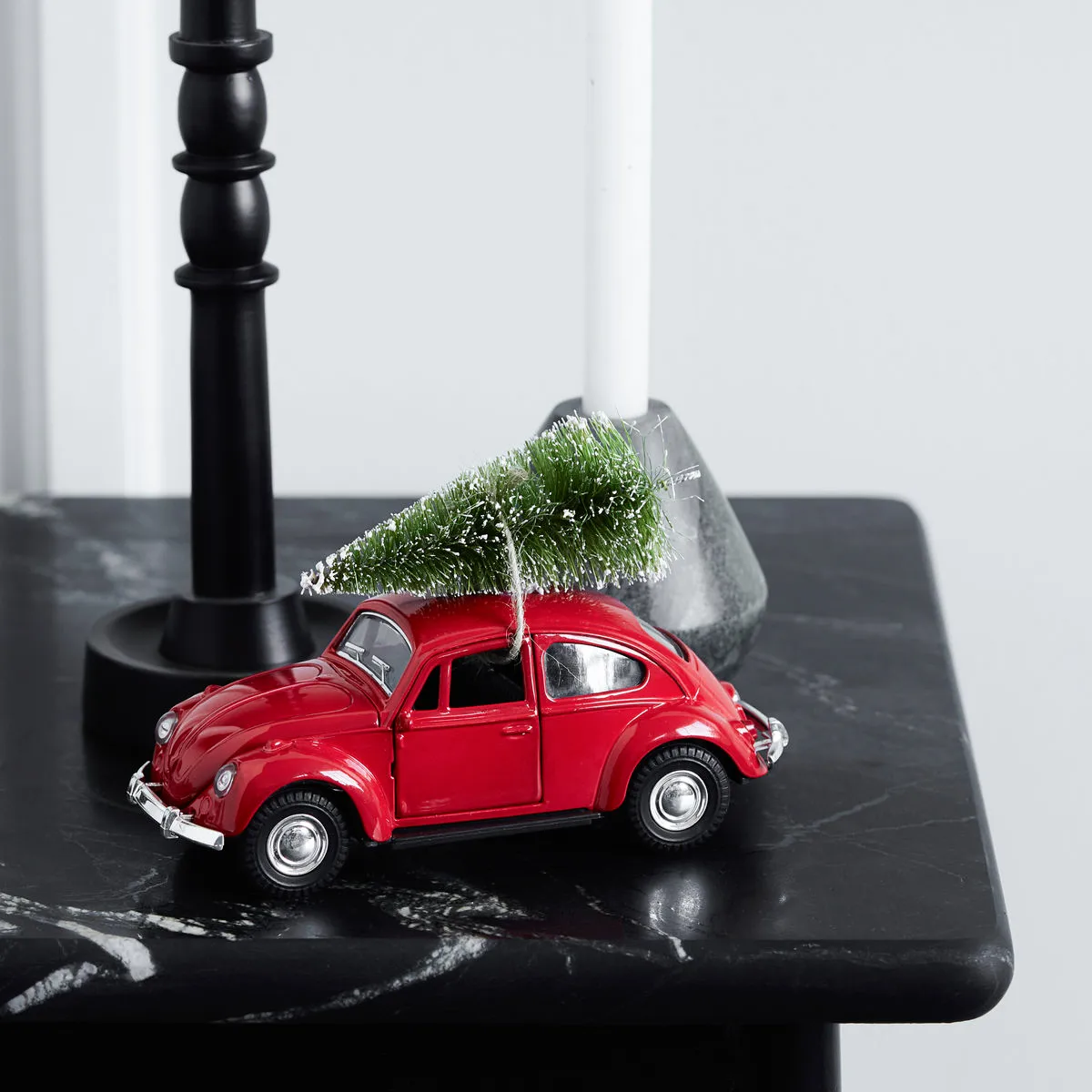 MINI Xmas Car kerstdecoratie, Rood House Doctor