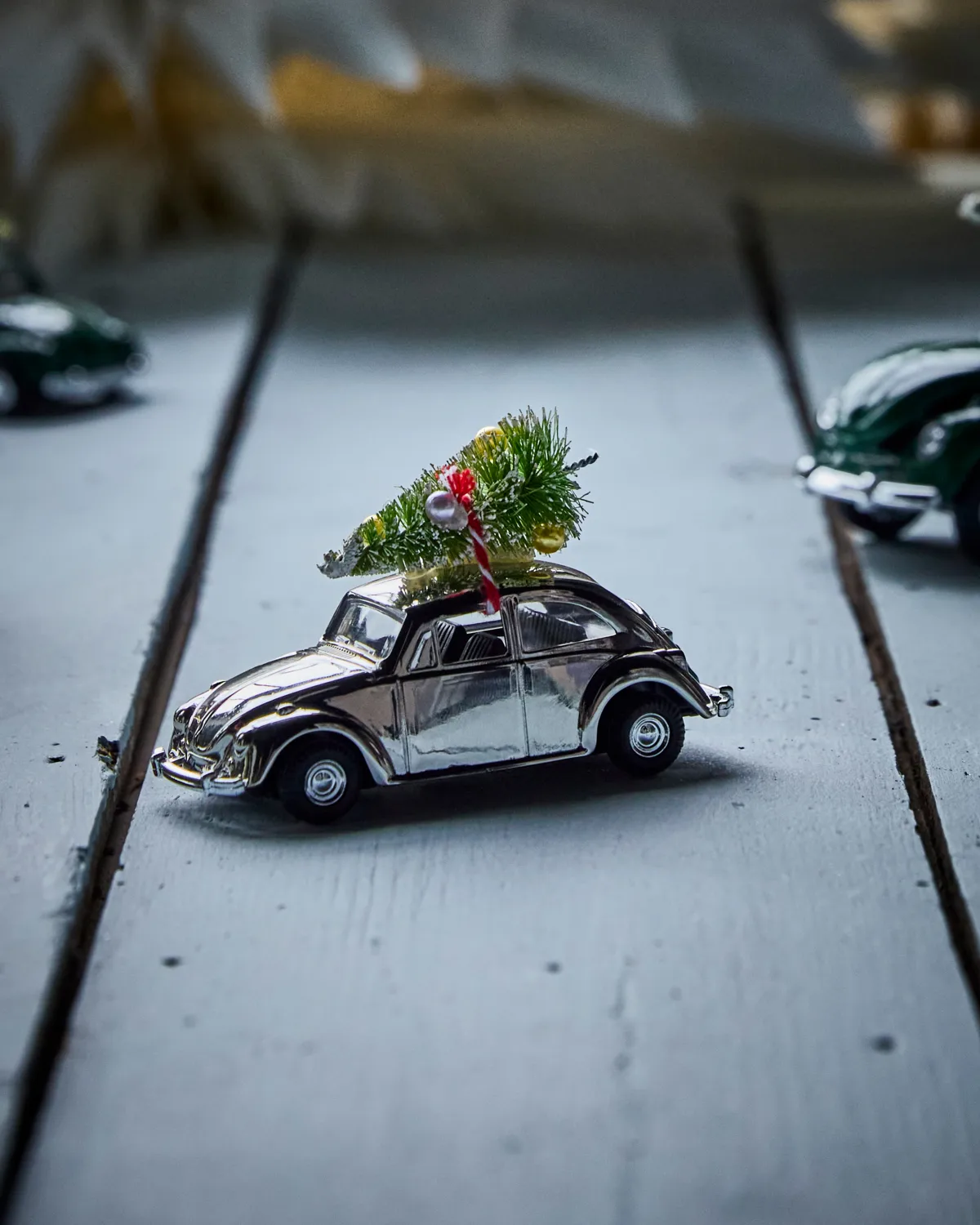 MINI Xmas Car kerstdecoratie, Zilverkleurig House Doctor