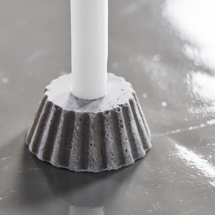Mold Bake kandelaar Ø5 cm, Grijs House Doctor