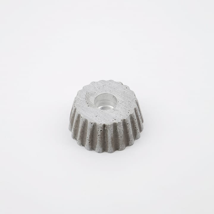 Mold Bake kandelaar Ø7 cm, Grijs House Doctor