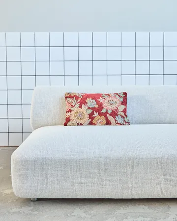 Nica kussensloop - Rood-roze, 30x50 cm - House Doctor