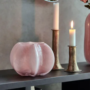 Nixi theelichthouder 17,5 cm - Roze - House Doctor