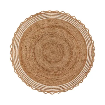 Nord kerstboomkleed Ø120 cm - Jute-wit - House Doctor