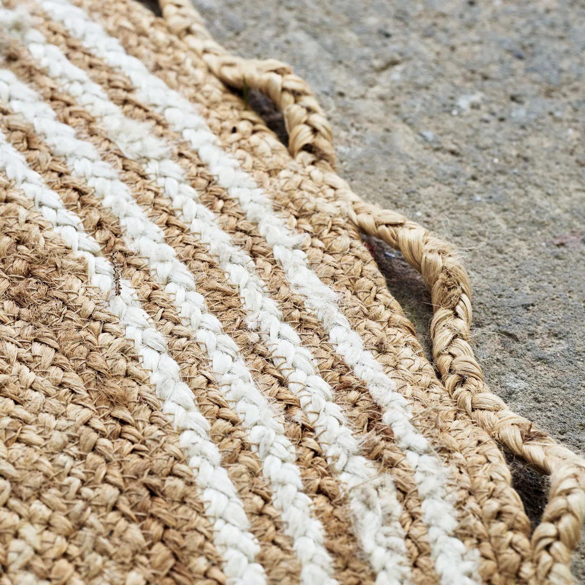 Nord kerstboomkleed Ø120 cm, Jute-wit House Doctor