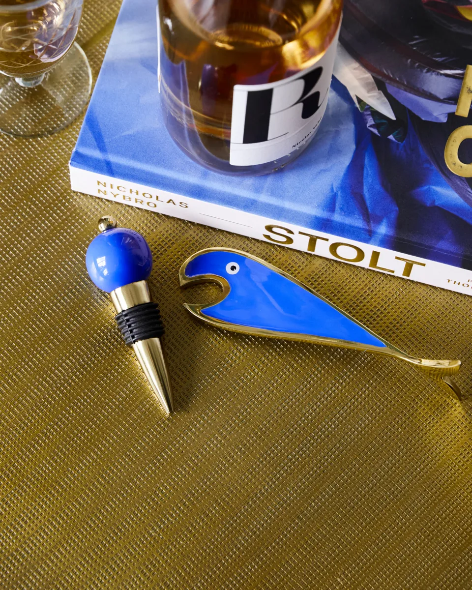 Open barset 2-delig, Blauw House Doctor