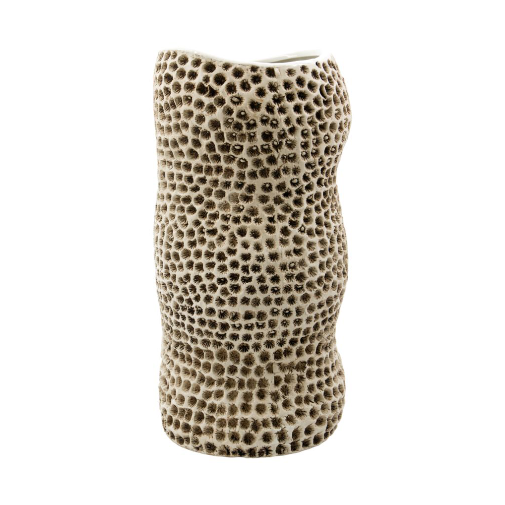 House Doctor Pan vaas 29 cm Beige | Scandinavisch Interieur | Vazen | Beige