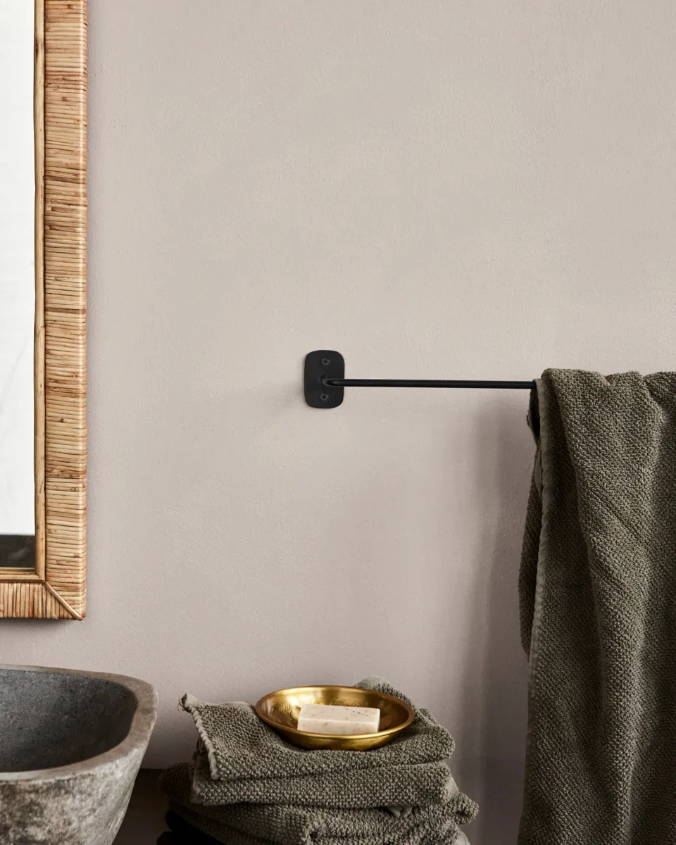 Pati handdoekstang, Zwart House Doctor