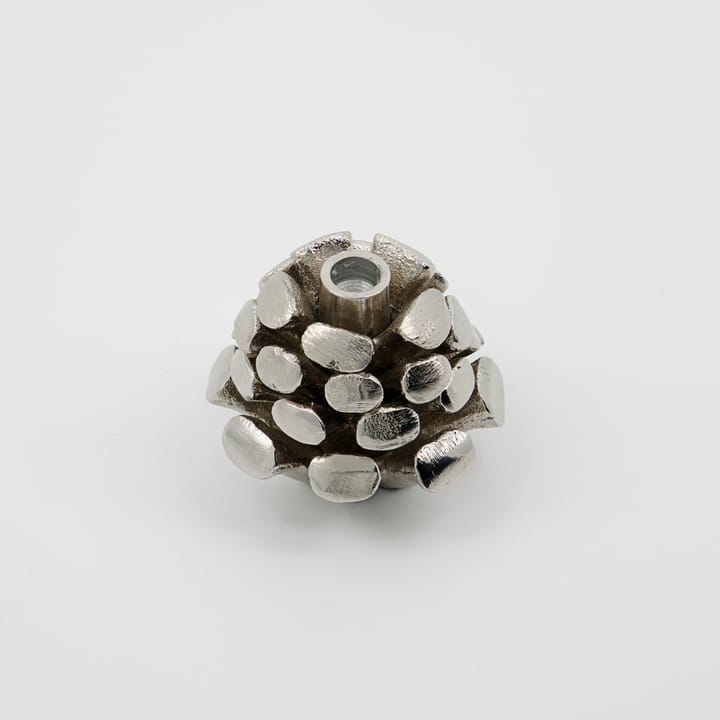 Pine Cone kaarsenhouder Ø7,5 cm, Antiekzilver House Doctor