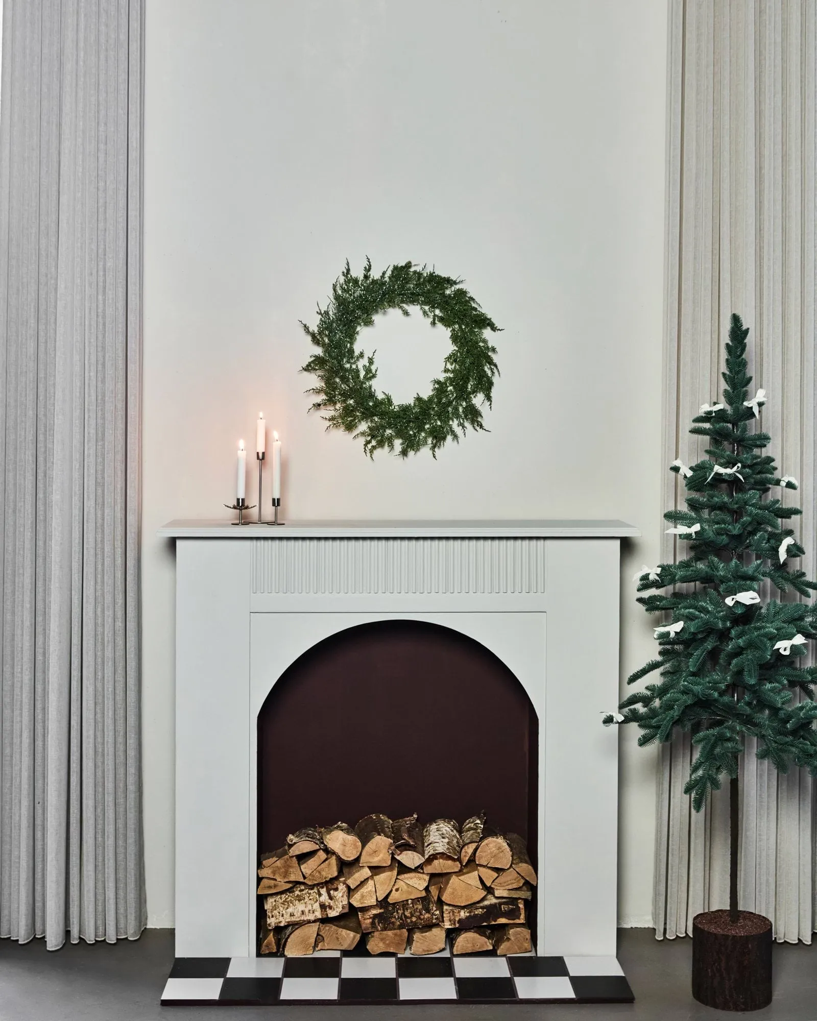 Pine krans, Ø55 cm, Groen House Doctor