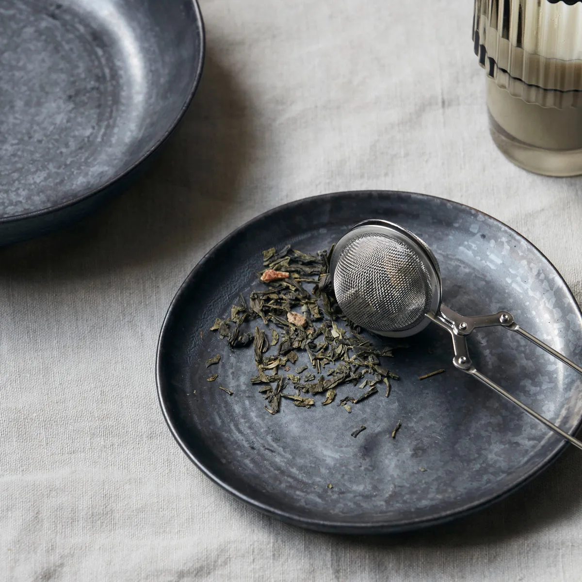 Pion bordje Ø16,5 cm, Zwart-bruin House Doctor