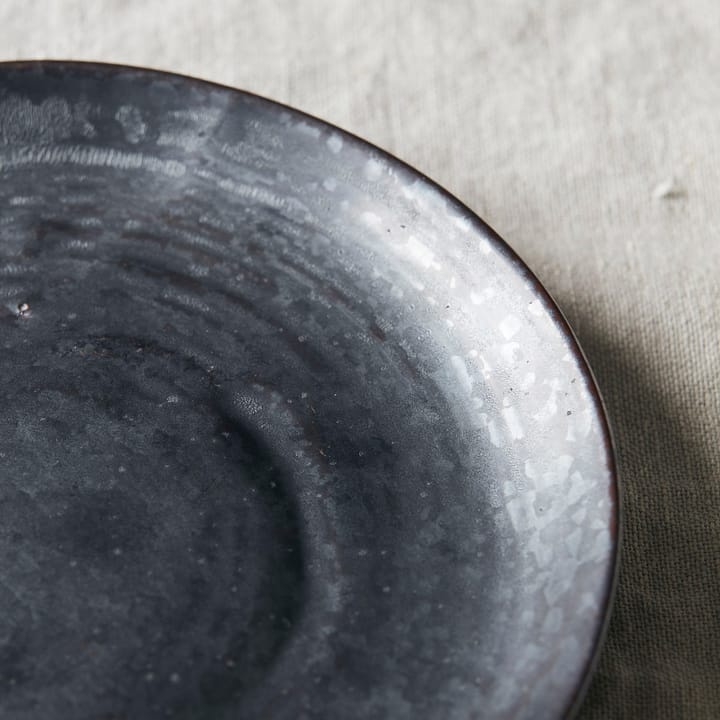 Pion bordje Ø16,5 cm, Zwart-bruin House Doctor