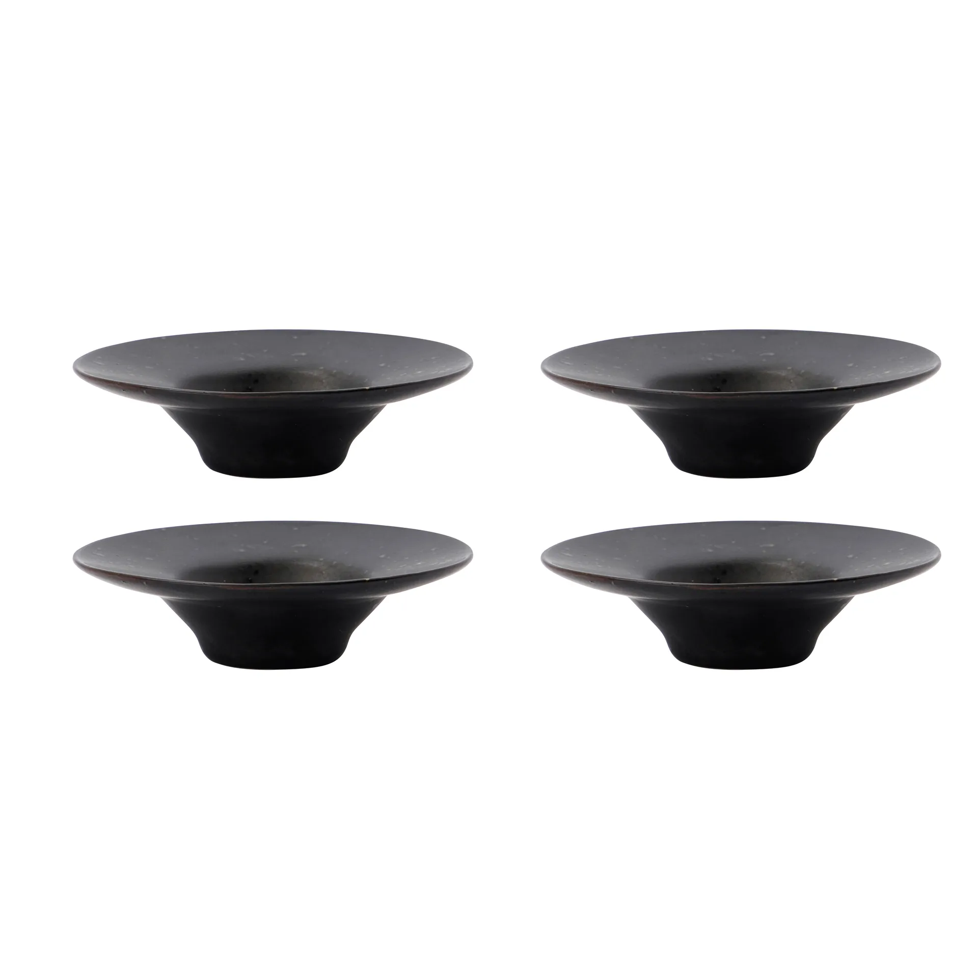 Pion eierdop 4-pack, Zwart-bruin House Doctor