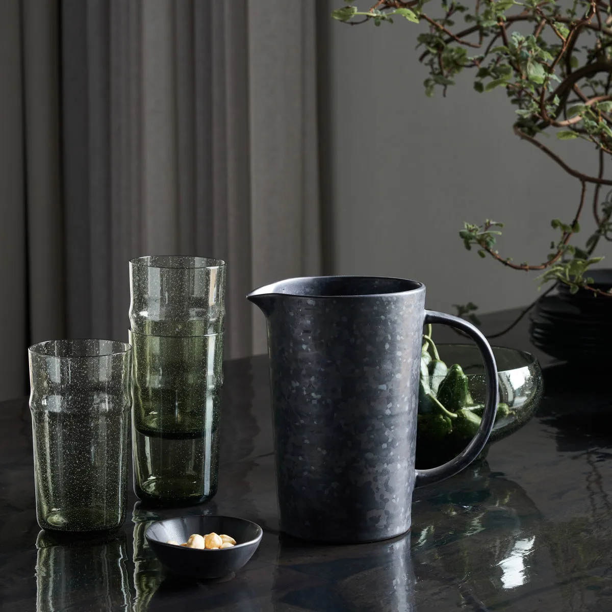 Pion kan 1,5 l, Zwart-bruin House Doctor