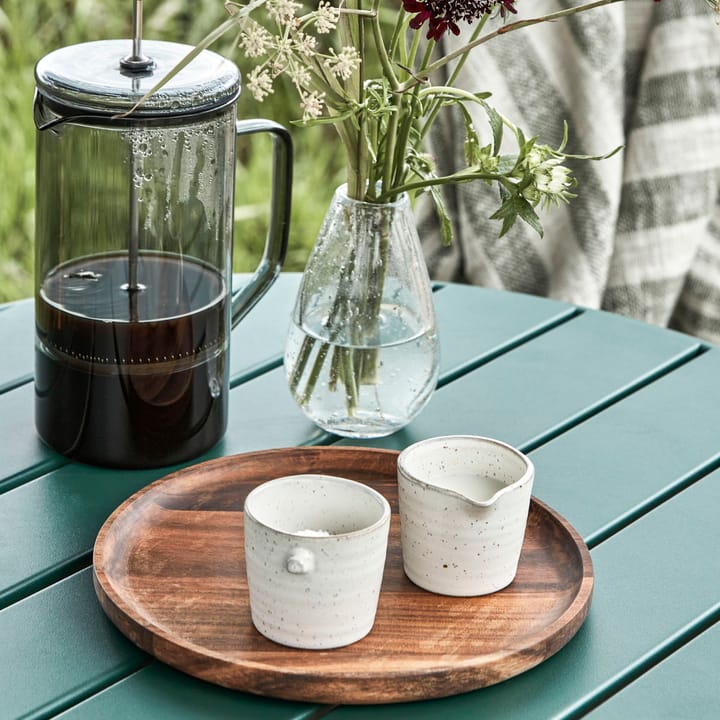 Pion melk- en suikerset, Grijs-wit House Doctor