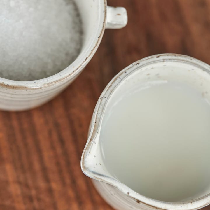 Pion melk- en suikerset, Grijs-wit House Doctor