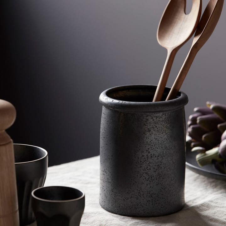 Pion pot Ø11,5 cm, Zwart-bruin House Doctor