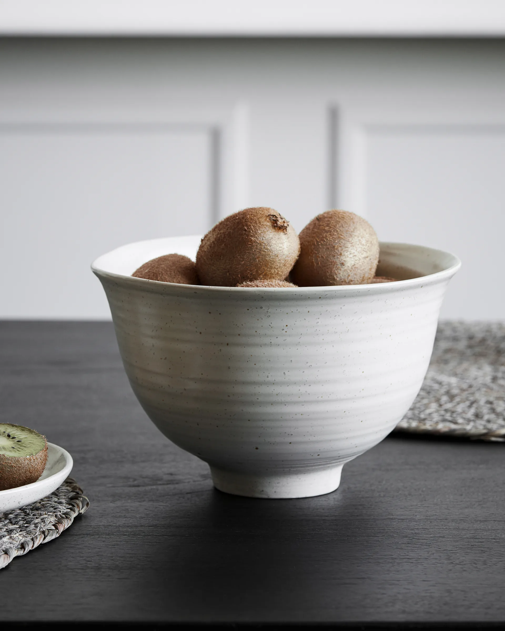 Pion schaal Ø19 cm, Grijs-wit House Doctor