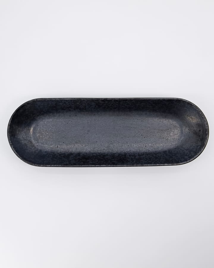 Pion serveerschotel 12x35 cm, Zwart-bruin House Doctor