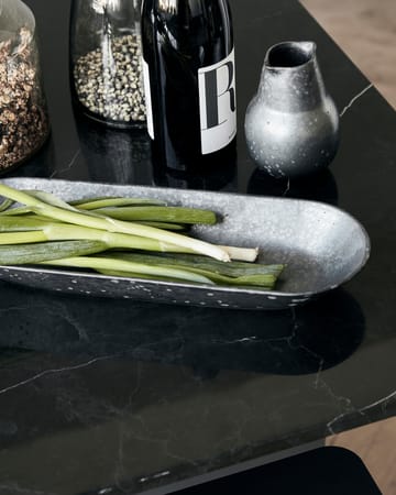 Pion serveerschotel 12x35 cm - Zwart-bruin - House Doctor