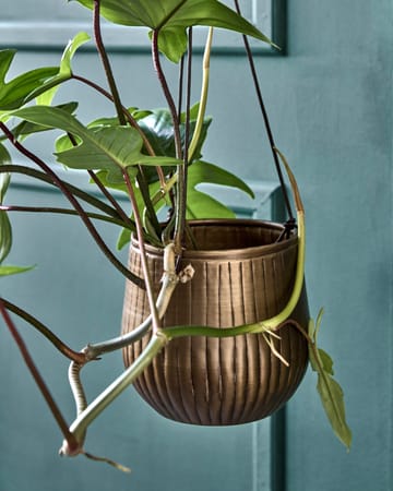Plan hangende bloempot 2-delig - Gouden - House Doctor