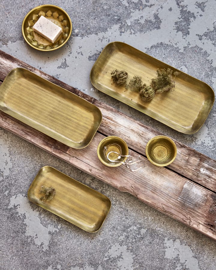 Plato decoratie dienblad 3-delig, Gouden House Doctor
