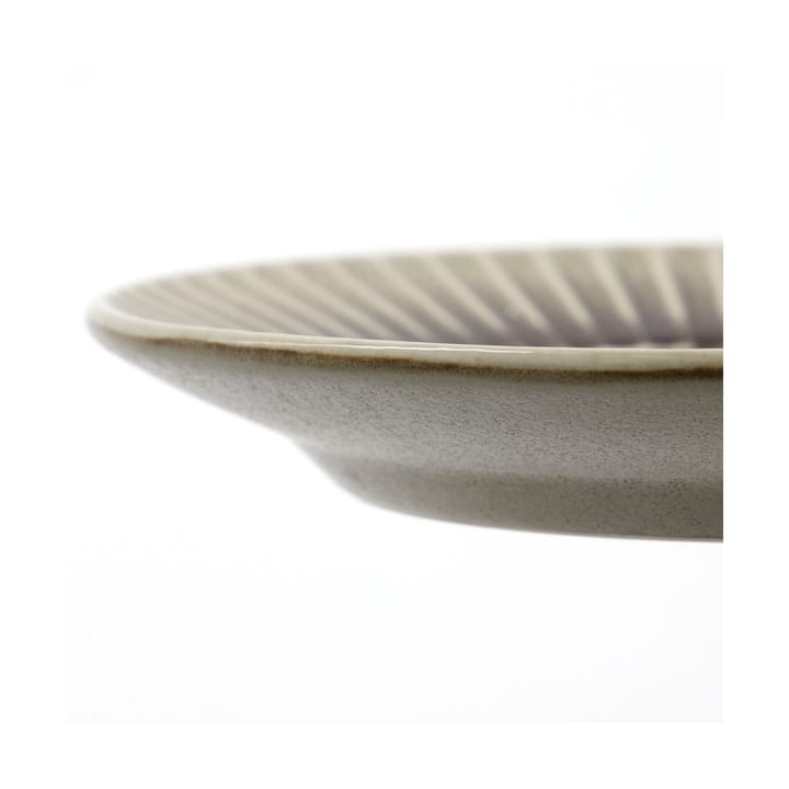 Pleat bord Ø16 cm, Grijsbruin House Doctor
