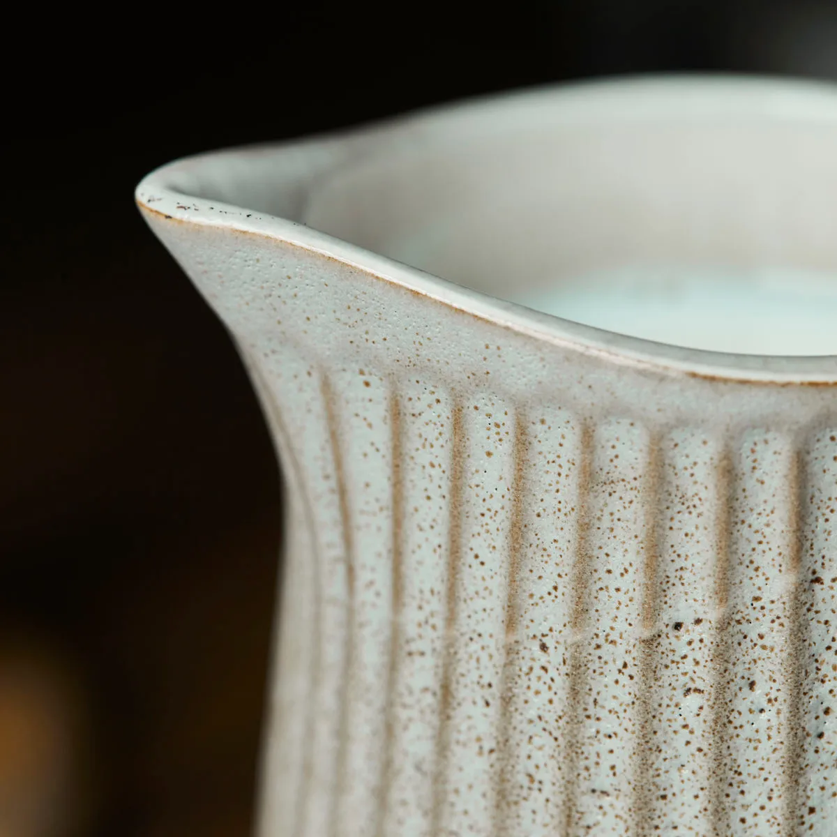 Pleat melkkan 28 cl, Grijsbruin House Doctor