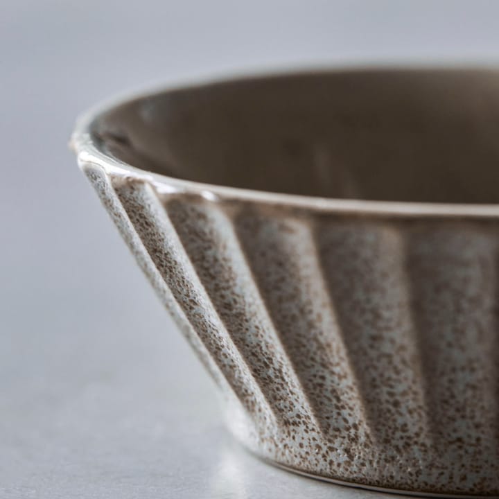 Pleat schaal Ø15 cm, Grijs-bruin House Doctor