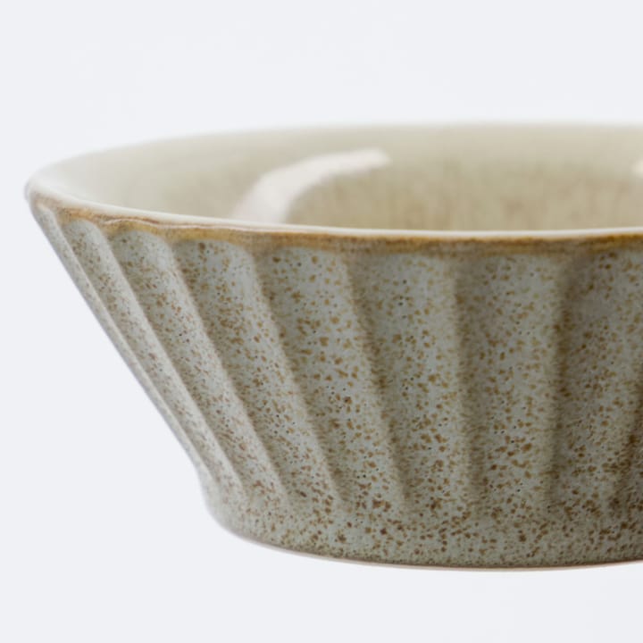 Pleat schaal Ø8 cm, Grijs-bruin House Doctor