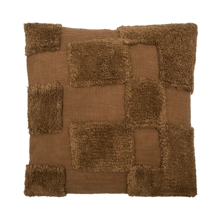 House Doctor Potus kussenhoes 50x50 cm Bruin | Scandinavisch Interieur | Kussenhoezen | Bruin