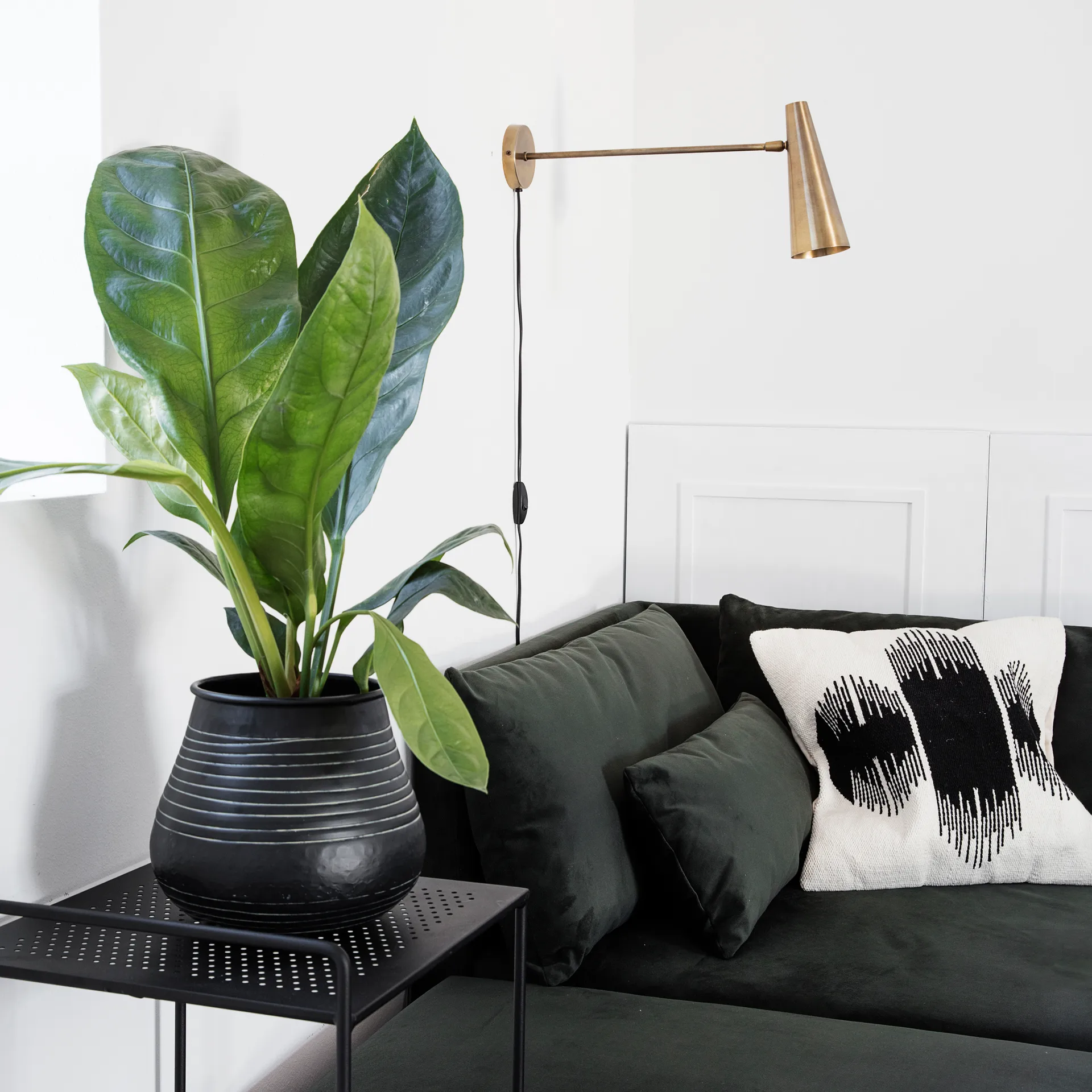 Precise muurlamp messing, 47 cm House Doctor