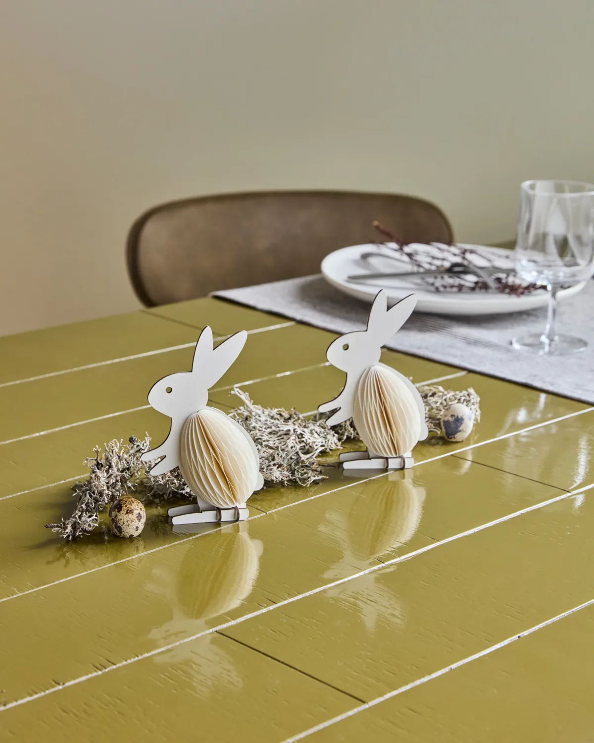 Rabb paashazen decoratie 2-pack, Off-white House Doctor