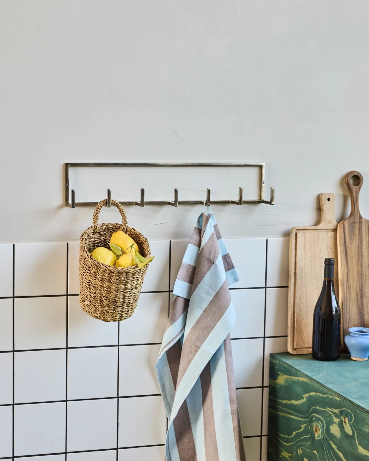 Rack kapstok, Zilverkleurige afwerking House Doctor
