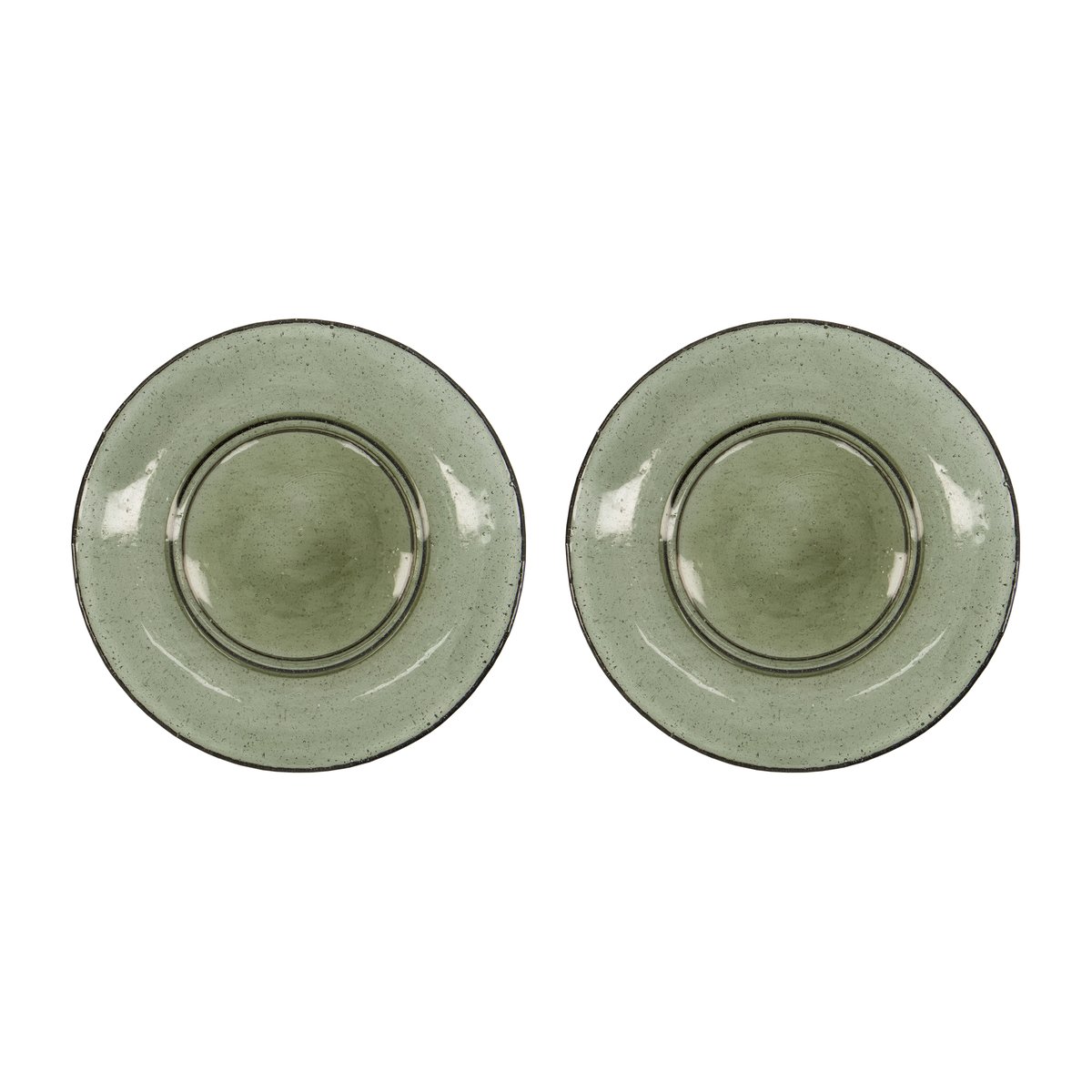 House Doctor Rain bordje Ø21 cm 2-pack Groen
